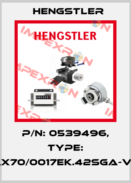 p/n: 0539496, Type: AX70/0017EK.42SGA-V0 Hengstler