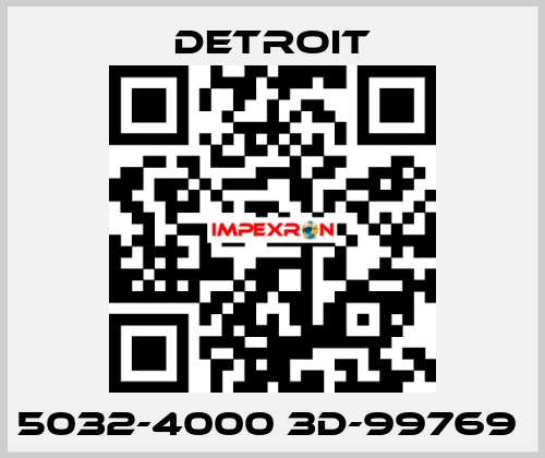 5032-4000 3D-99769  Detroit