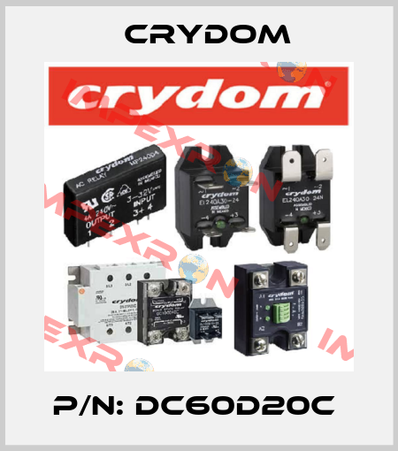 P/N: DC60D20C  Crydom