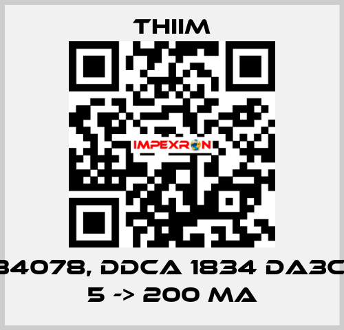 34078, DDCA 1834 DA3C, 5 -> 200 MA Thiim