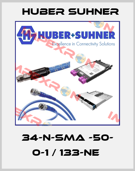 34-N-SMA -50- 0-1 / 133-NE  Huber Suhner