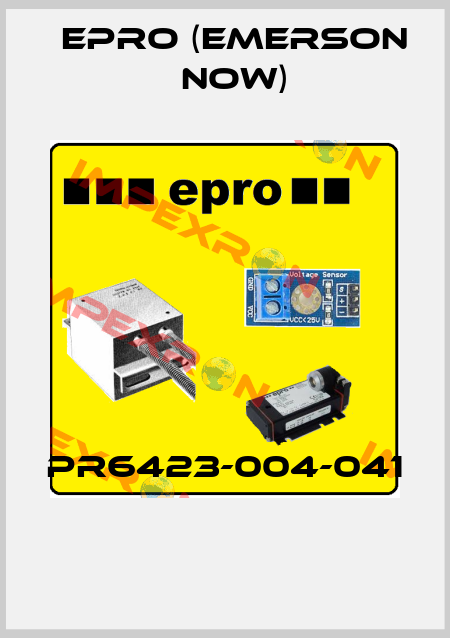PR6423-004-041  Epro (Emerson now)