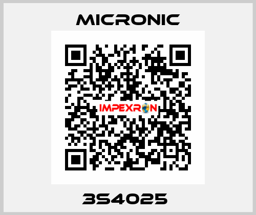 3S4025  Micronic