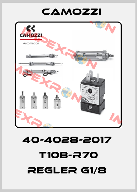 40-4028-2017  T108-R70 REGLER G1/8  Camozzi