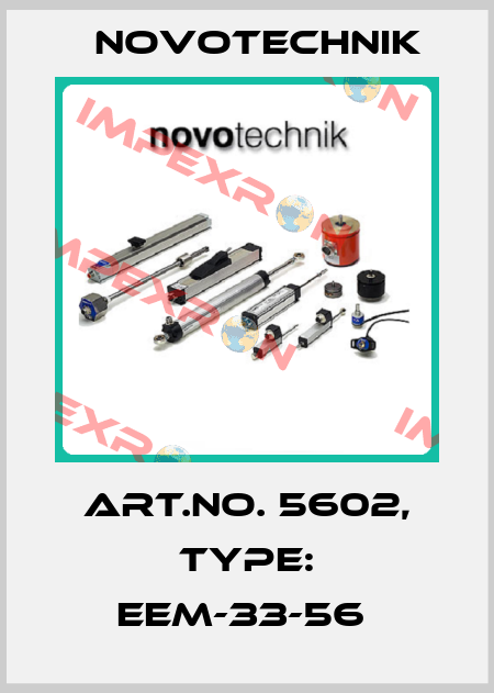 Art.No. 5602, Type: EEM-33-56  Novotechnik
