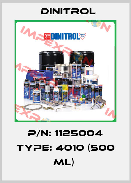 P/N: 1125004 Type: 4010 (500 ml)  Dinitrol