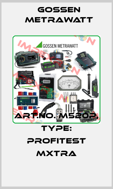 Art.No. M520P, Type: PROFiTEST MXTRA Gossen Metrawatt