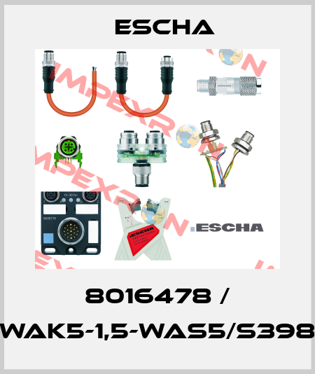 8016478 / WAK5-1,5-WAS5/S398 Escha