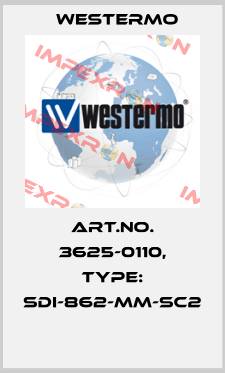 Art.No. 3625-0110, Type: SDI-862-MM-SC2  Westermo