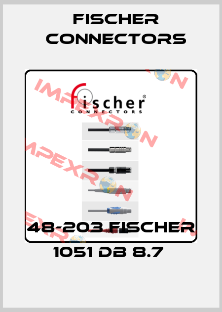 48-203 FISCHER 1051 DB 8.7  Fischer Connectors