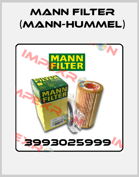 3993025999  Mann Filter (Mann-Hummel)