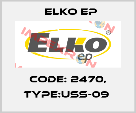 Code: 2470, Type:USS-09  Elko EP