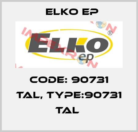 Code: 90731 TAL, Type:90731 TAL  Elko EP