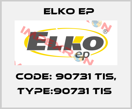 Code: 90731 TIS, Type:90731 TIS  Elko EP