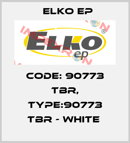 Code: 90773 TBR, Type:90773 TBR - white  Elko EP