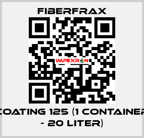 COATING 125 (1 container - 20 liter) Fiberfrax