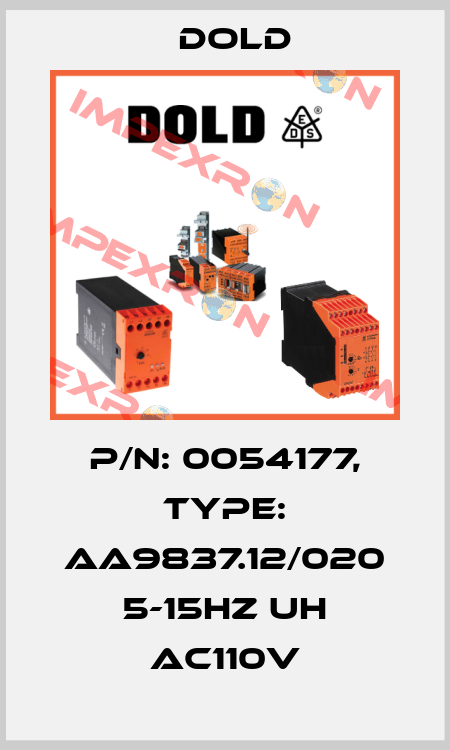 p/n: 0054177, Type: AA9837.12/020 5-15HZ UH AC110V Dold