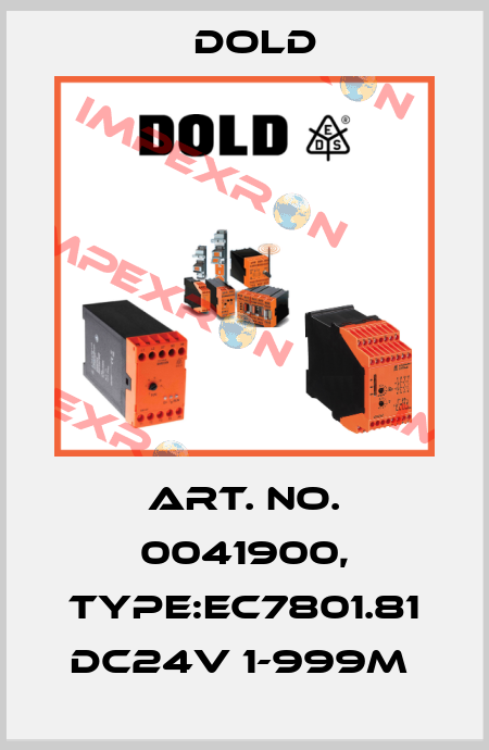 Art. No. 0041900, Type:EC7801.81 DC24V 1-999M  Dold