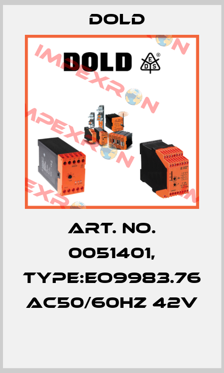Art. No. 0051401, Type:EO9983.76 AC50/60HZ 42V  Dold