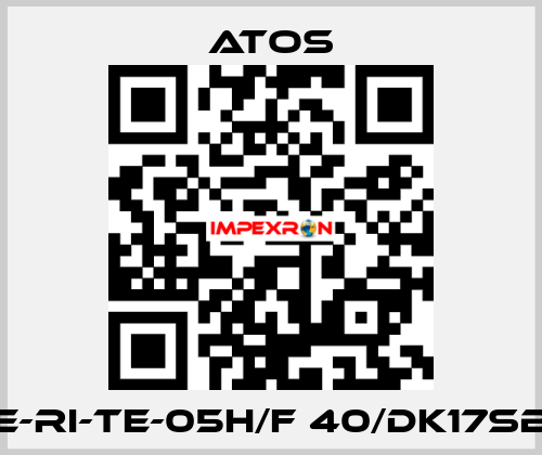 E-RI-TE-05H/F 40/DK17SB Atos