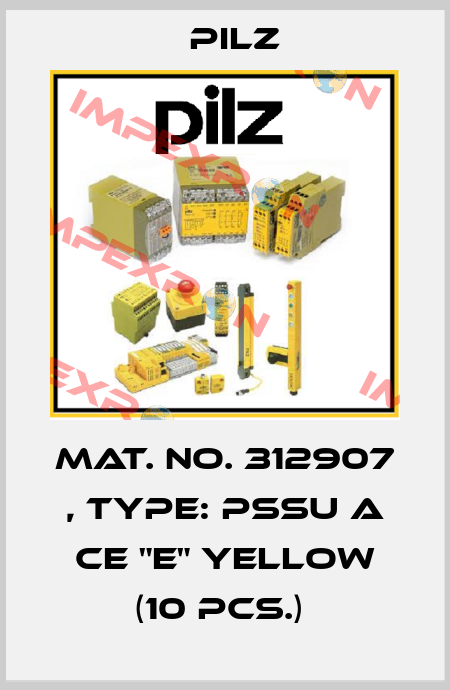 Mat. No. 312907 , Type: PSSu A CE "E" yellow (10 pcs.)  Pilz