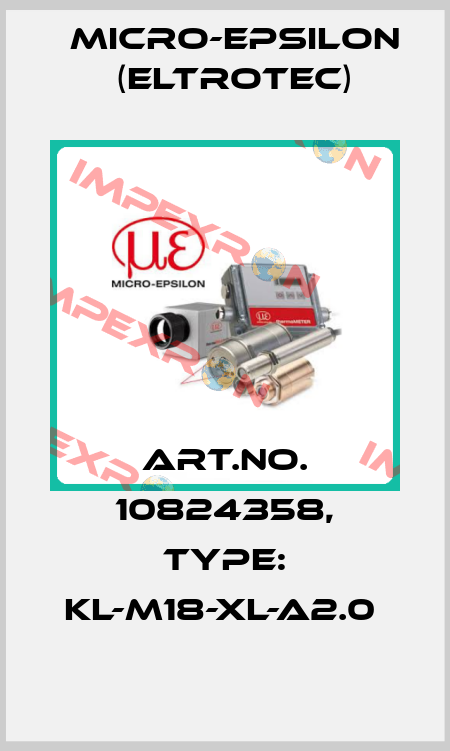 Art.No. 10824358, Type: KL-M18-XL-A2.0  Micro-Epsilon (Eltrotec)