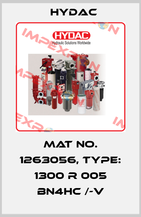 Mat No. 1263056, Type: 1300 R 005 BN4HC /-V Hydac