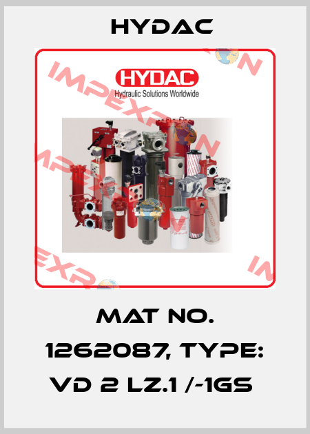 Mat No. 1262087, Type: VD 2 LZ.1 /-1GS  Hydac