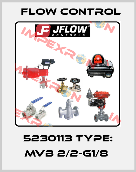 5230113 Type: MVB 2/2-G1/8  Flow Control