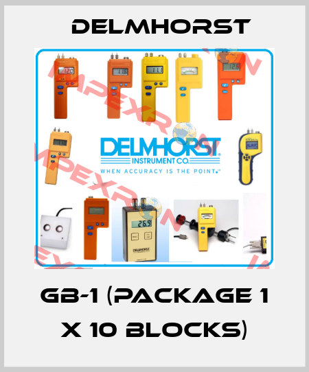 GB-1 (package 1 x 10 blocks) Delmhorst
