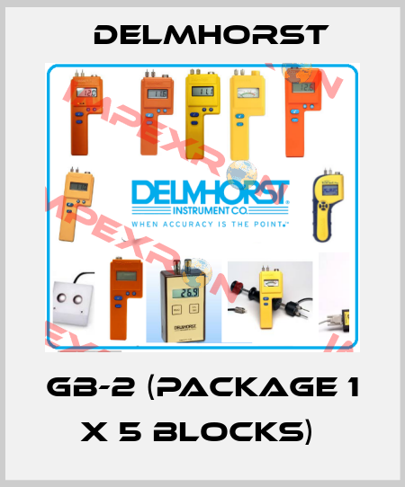 GB-2 (package 1 x 5 blocks)  Delmhorst
