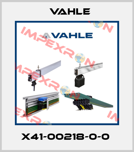 X41-00218-0-0  Vahle