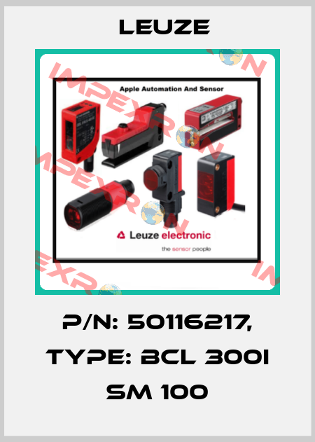 p/n: 50116217, Type: BCL 300i SM 100 Leuze
