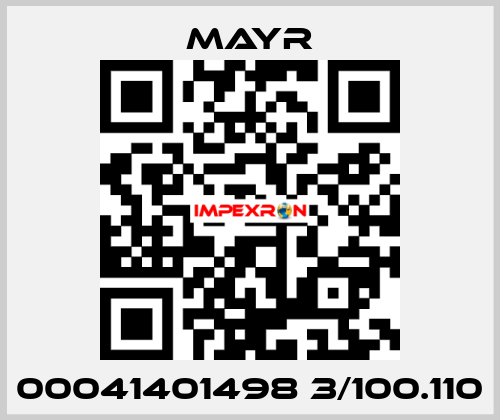 00041401498 3/100.110  Mayr