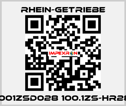 1001ZSD028 100.1ZS-HR28 Rhein-Getriebe