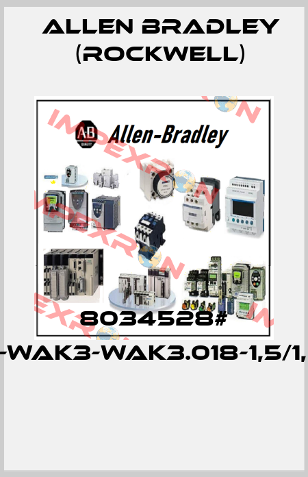 8034528# FSM4-WAK3-WAK3.018-1,5/1,5/P00  Allen Bradley (Rockwell)