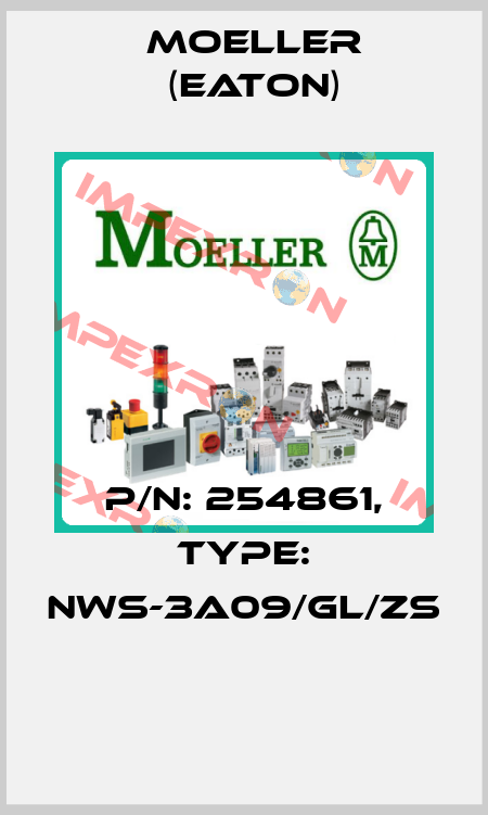 P/N: 254861, Type: NWS-3A09/GL/ZS  Moeller (Eaton)