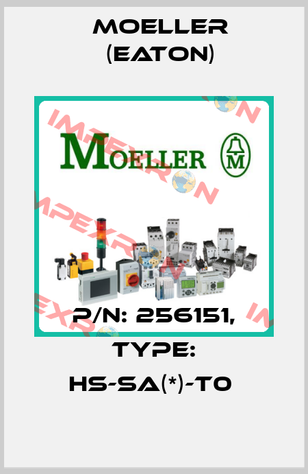 P/N: 256151, Type: HS-SA(*)-T0  Moeller (Eaton)