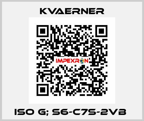 ISO G; S6-C7S-2VB  KVAERNER