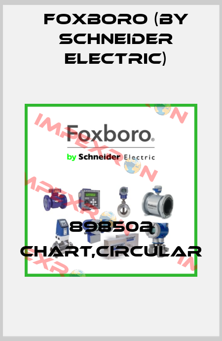 898502 CHART,CIRCULAR Foxboro (by Schneider Electric)