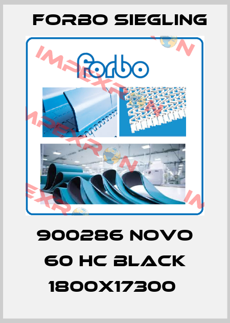 900286 NOVO 60 HC BLACK 1800X17300  Forbo Siegling