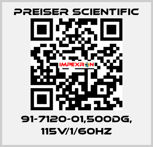 91-7120-01,500DG, 115V/1/60HZ Preiser Scientific