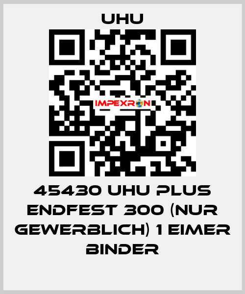 45430 UHU plus endfest 300 (NUR GEWERBLICH) 1 Eimer Binder UHU