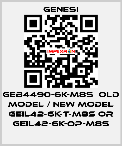 GEB4490-6K-M8S  old model / new model GEIL42-6K-T-M8S or GEIL42-6K-OP-M8S GENESI