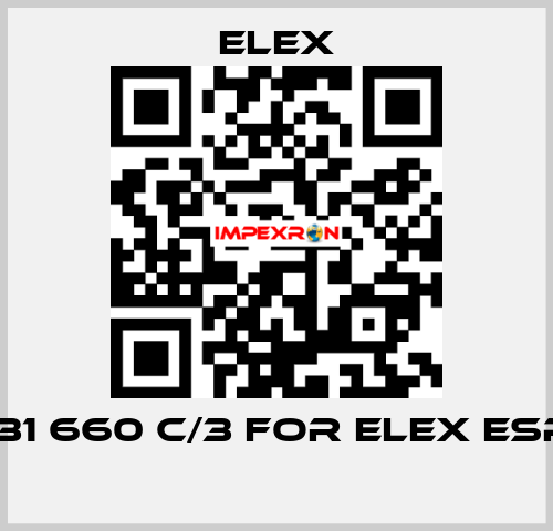 131 660 C/3 FOR ELEX ESP  Elex