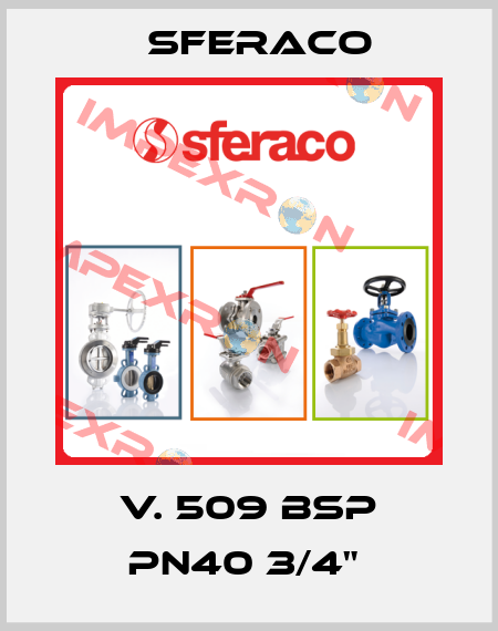 V. 509 BSP PN40 3/4"  Sferaco