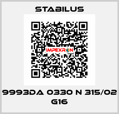 9993DA 0330 N 315/02 G16 Stabilus