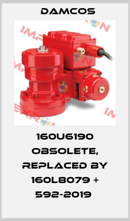 160U6190 obsolete, replaced by 160L8079 + 592-2019  Damcos