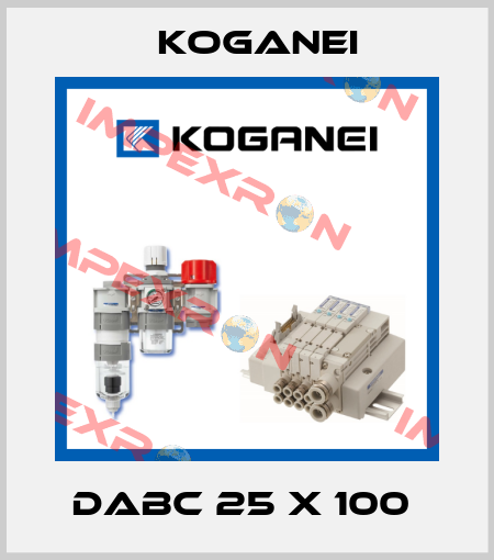 DABC 25 X 100  Koganei