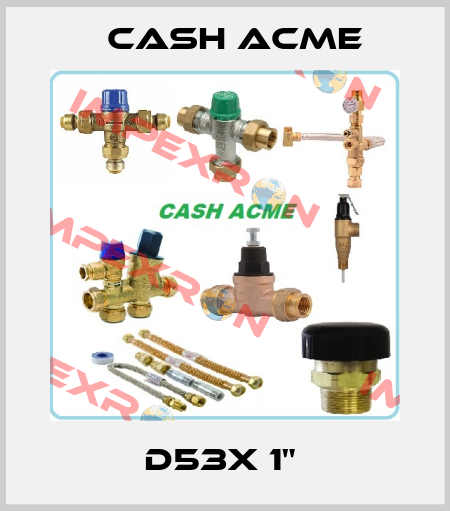 D53X 1"  Cash Acme